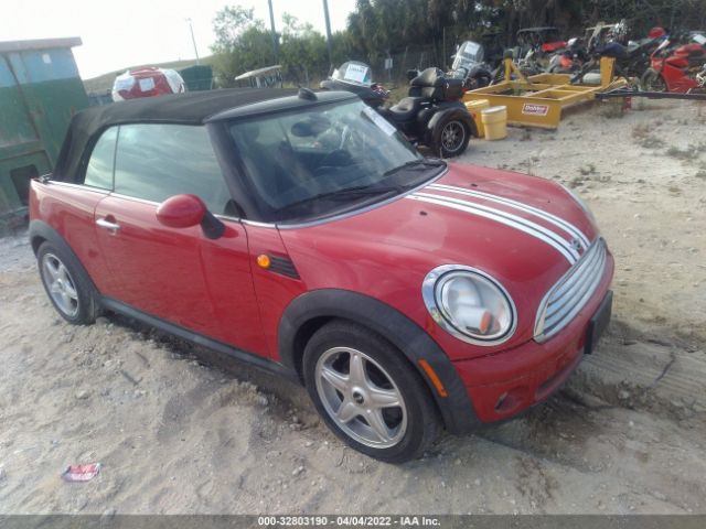 2010 MINI COOPER CONVERTIBLE WMWMR3C52ATU98294