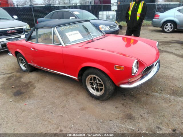 1971 FIAT SPIDER 124BS10038206    