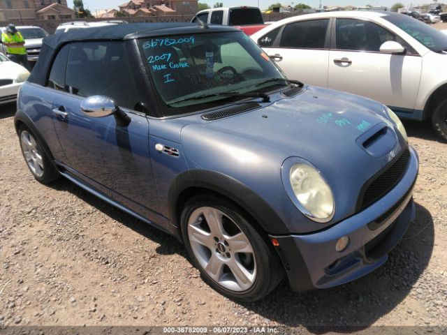 2007 MINI COOPER CONVERTIBLE WMWRH335X7TJ43911