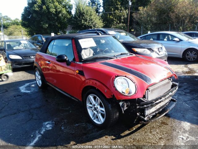 2013 MINI CONVERTIBLE WMWZN3C58DT568225