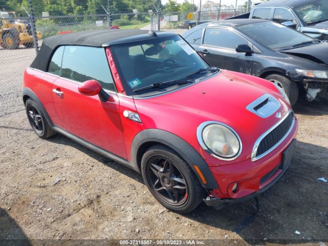 2009 MINI COOPER CONVERTIBLE WMWMS33549TY50338