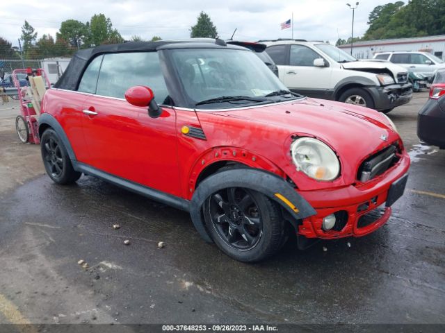 2009 MINI COOPER CONVERTIBLE WMWMR33569TJ94378