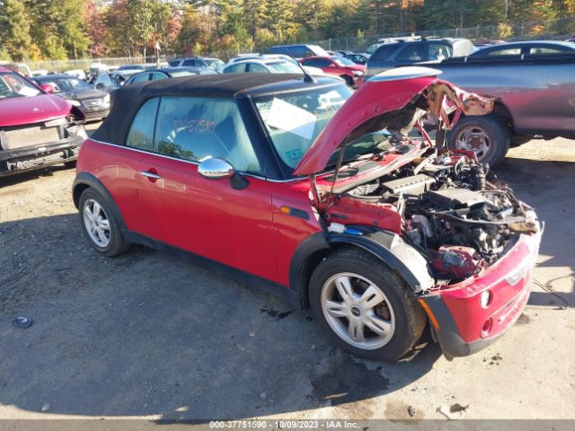 2006 MINI COOPER CONVERTIBLE WMWRF33516TG15257