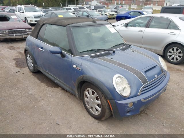 2005 MINI COOPER CONVERTIBLE WMWRH33465TF80828