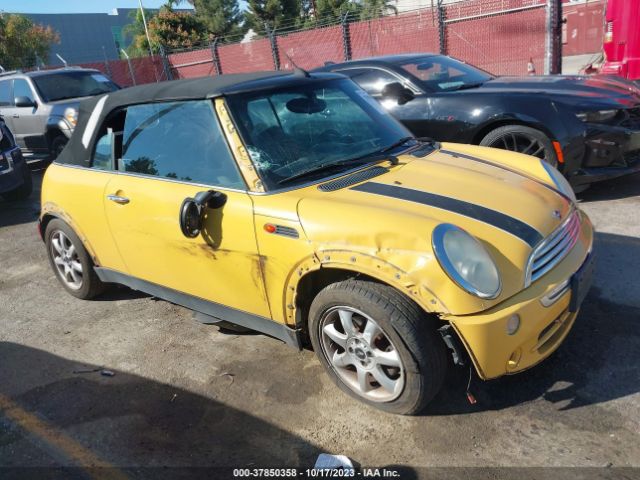 2007 MINI COOPER CONVERTIBLE WMWRF33517TG17737
