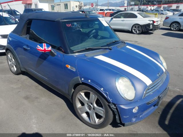2005 MINI COOPER CONVERTIBLE WMWRF33555TG13218