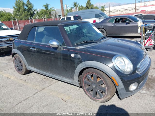2009 MINI COOPER CONVERTIBLE WMWMR33589TJ93751