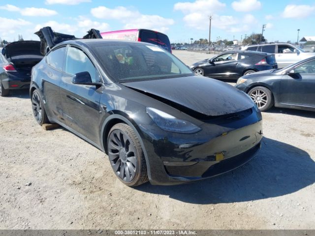 2022 TESLA MODEL Y 7SAYGDEF3NF575739