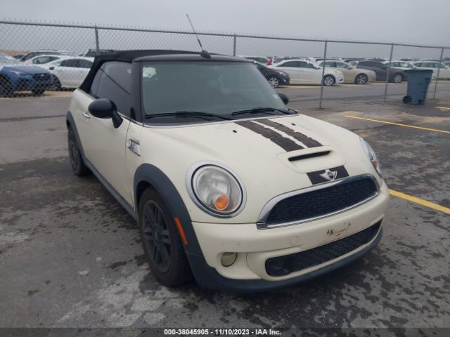 2013 MINI CONVERTIBLE WMWZP3C54DT550914