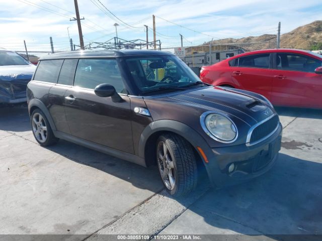 2009 MINI COOPER S CLUBMAN WMWMM33549TP74257