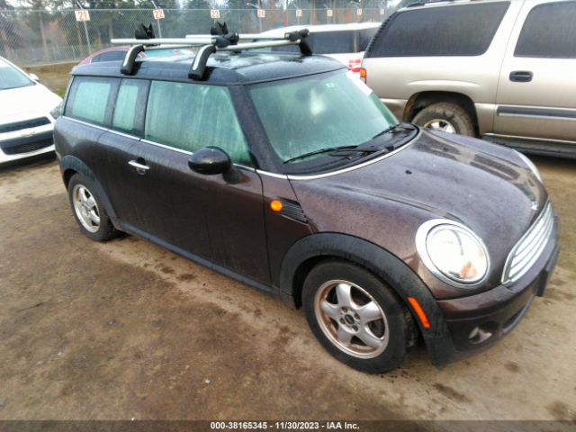 2009 MINI COOPER CLUBMAN WMWML33599TX33190