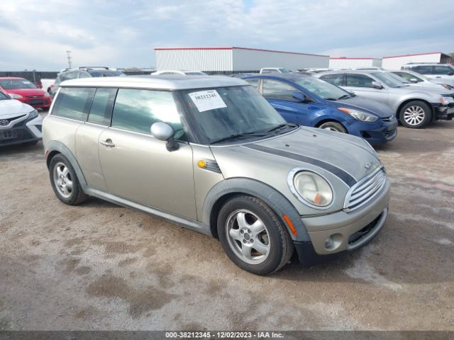 2009 MINI COOPER CLUBMAN WMWML33519TX34091