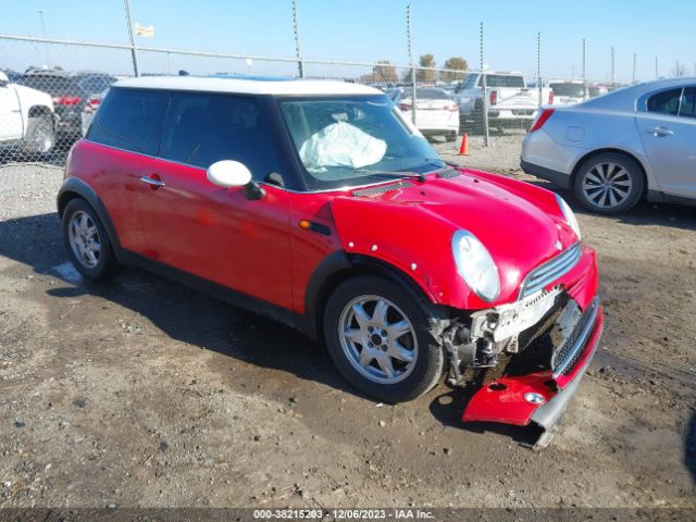 2006 MINI COOPER WMWRC33506TK15714