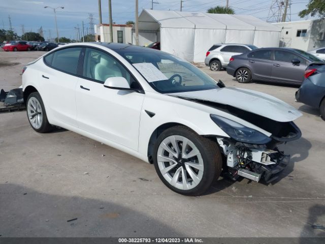 2022 TESLA MODEL 3 5YJ3E1EB4NF176931