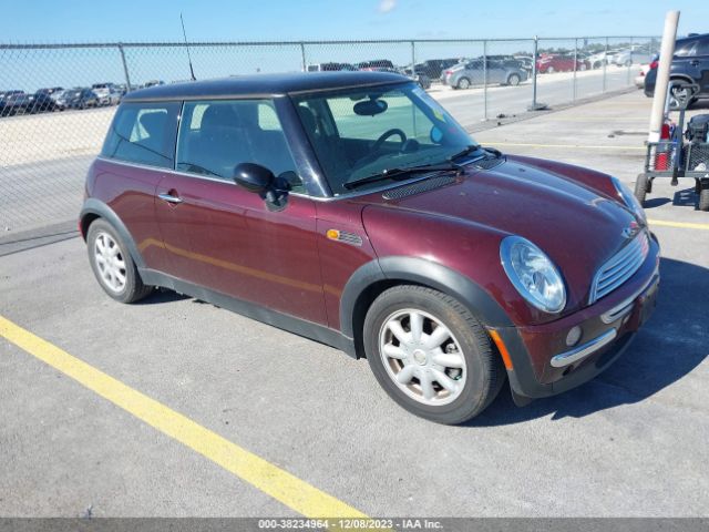 2003 MINI COOPER HARDTOP WMWRC33443TC45031