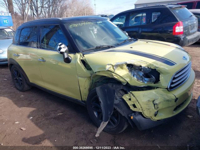 2012 MINI COOPER COUNTRYMAN WMWZB3C58CWM30206