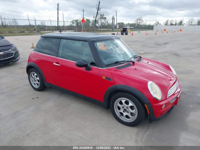 2003 MINI COOPER HARDTOP WMWRC334X3TJ51040