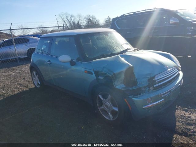 2003 MINI COOPER HARDTOP WMWRC33403TC39856