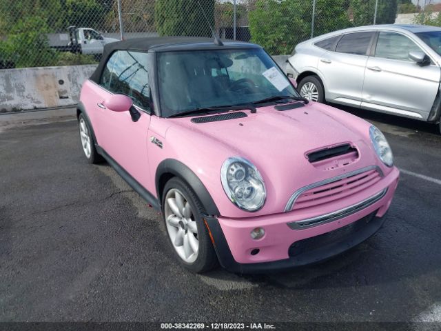 2006 MINI COOPER S WMWRH335X6TL93051
