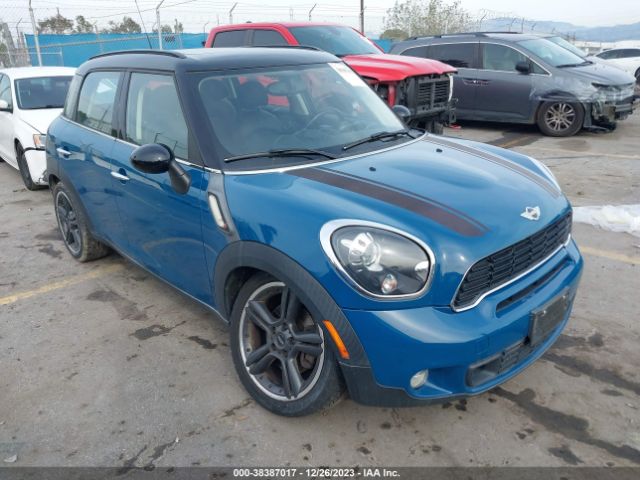 2012 MINI COOPER S COUNTRYMAN WMWZC3C56CWL84856