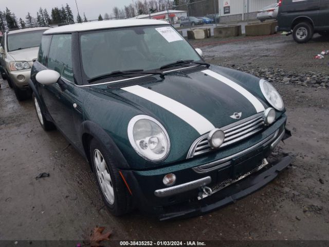 2003 MINI COOPER HARDTOP WMWRC33463TE19939