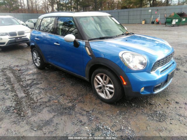 2012 MINI COOPER S COUNTRYMAN WMWZC3C53CWM26920