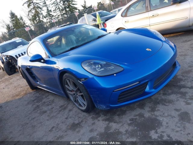2018 PORSCHE 718 CAYMAN WP0AB2A87JK279161