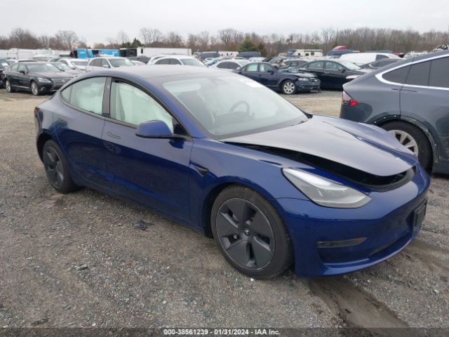 2022 TESLA MODEL 3 5YJ3E1EB8NF333845