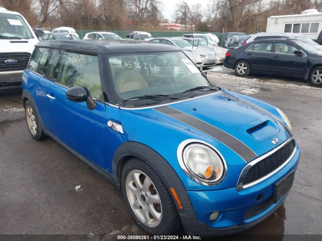 2009 MINI COOPER S CLUBMAN WMWMM33519TP90514