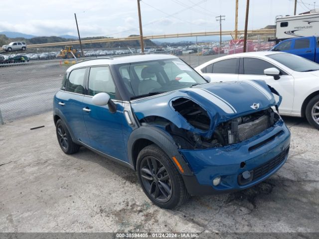 2012 MINI COOPER S COUNTRYMAN WMWZC3C51CWL82867