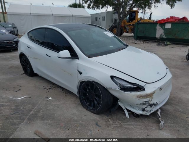 2022 TESLA MODEL Y 7SAYGDEE5NF462916