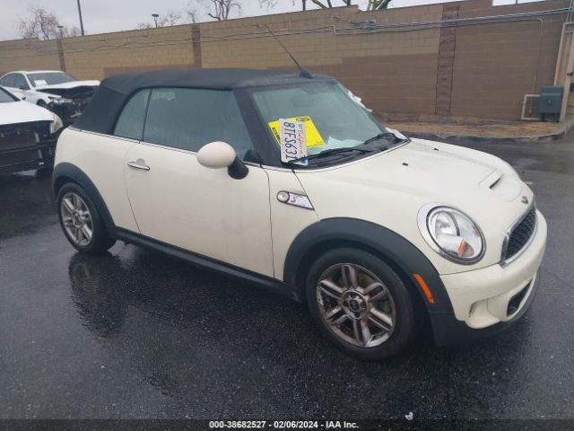 2013 MINI CONVERTIBLE WMWZP3C58DT551127