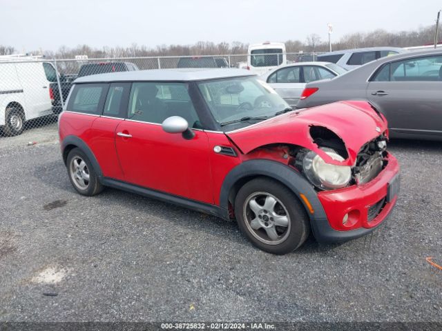 2011 MINI COOPER CLUBMAN WMWZF3C54BT187725