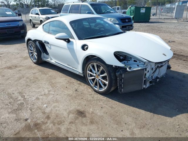 2018 PORSCHE 718 CAYMAN WP0AA2A81JK262021