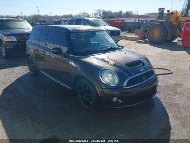 2010 MINI COOPER S CLUBMAN WMWMM3C57ATZ33339