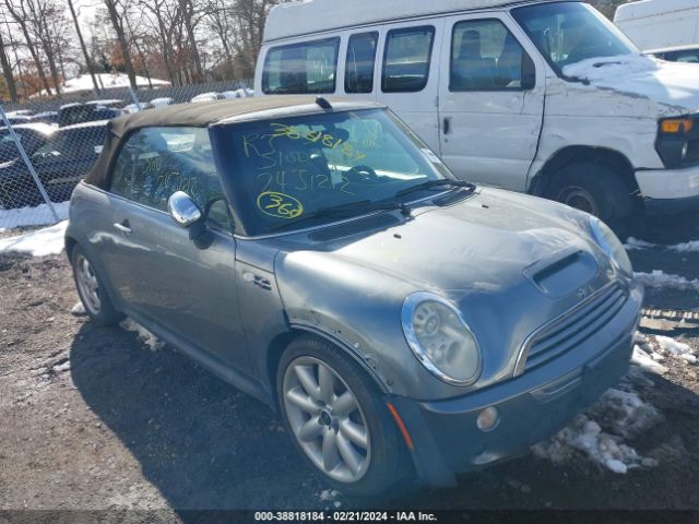 2005 MINI COOPER S WMWRH33425TF82107