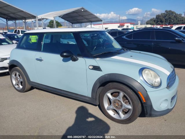 2013 MINI HARDTOP WMWSU3C58DT684321