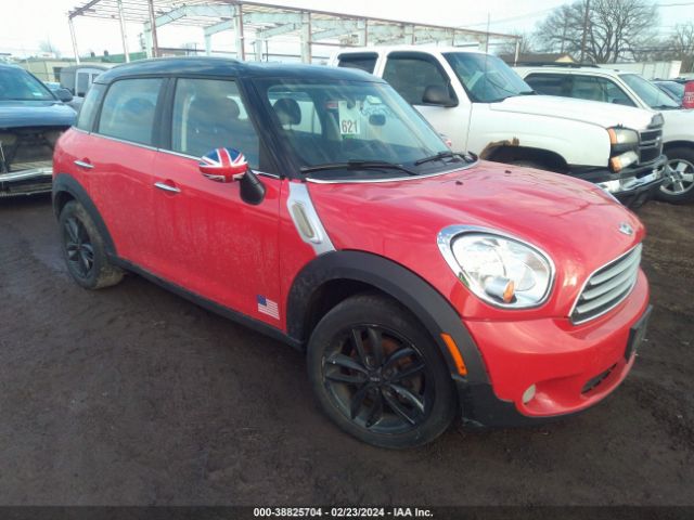 2011 MINI COOPER COUNTRYMAN WMWZB3C58BWM01433