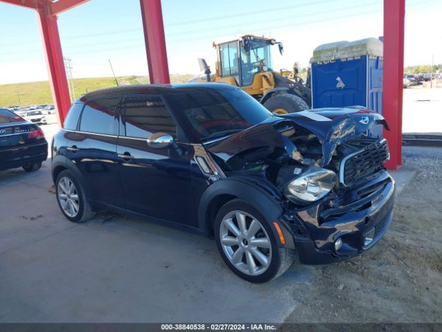 2013 MINI COUNTRYMAN WMWZC3C50DWP22270