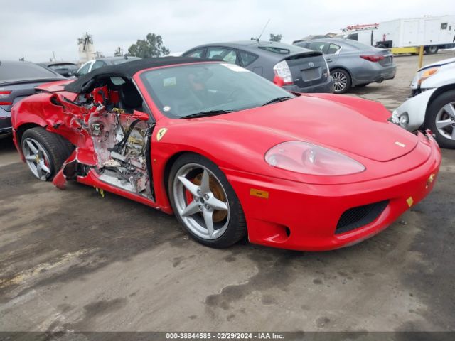 2003 FERRARI 360 MODENA ZFFYT53A330132610