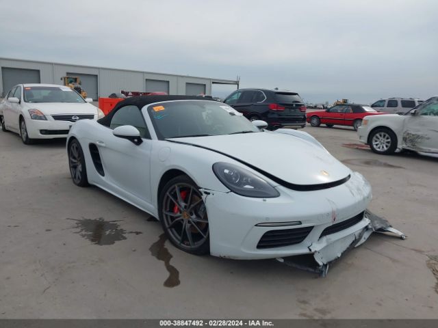 2019 PORSCHE 718 BOXSTER WP0CB2A81KS228734