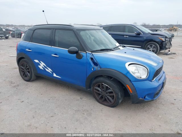 2013 MINI COUNTRYMAN WMWZC3C55DWP22846