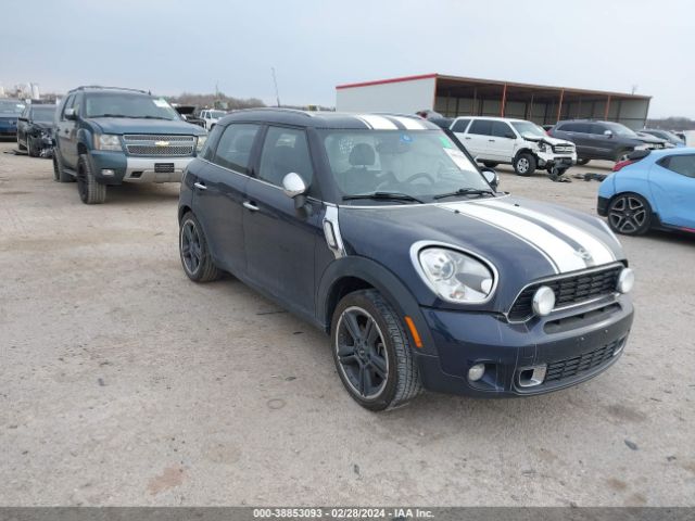 2012 MINI COOPER S COUNTRYMAN WMWZC3C53CWL85365