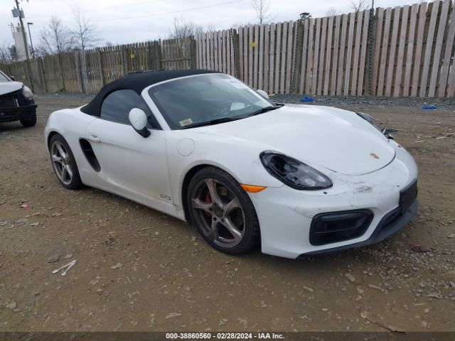 2016 PORSCHE BOXSTER WP0CB2A82GS140489