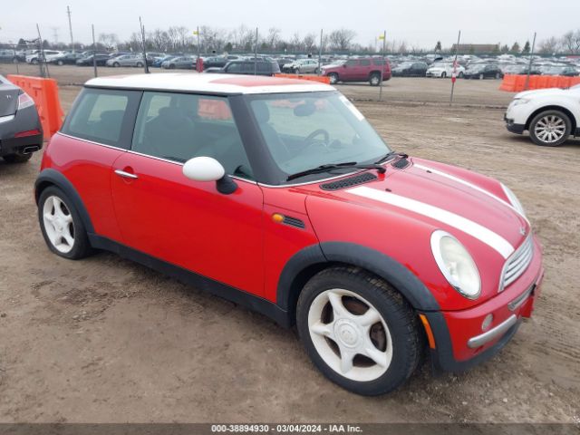 2003 MINI COOPER WMWRC33493TC42013