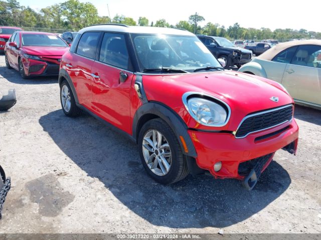 2012 MINI COOPER S COUNTRYMAN WMWZC3C57CWL84820