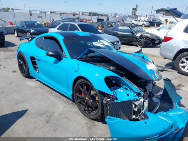 2019 PORSCHE 718 CAYMAN WP0AB2A87KS278142