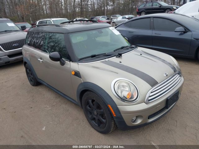 2009 MINI COOPER CLUBMAN WMWML33559TX35664