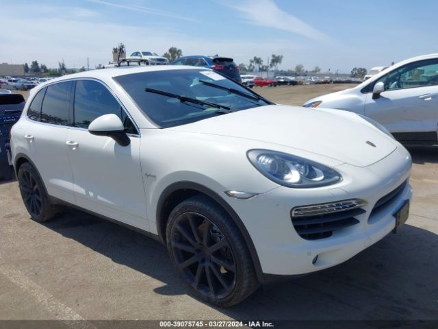 2012 PORSCHE CAYENNE HYBRID WP1AE2A21CLA91914