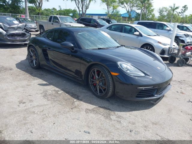 2018 PORSCHE 718 CAYMAN WP0AB2A81JK278765